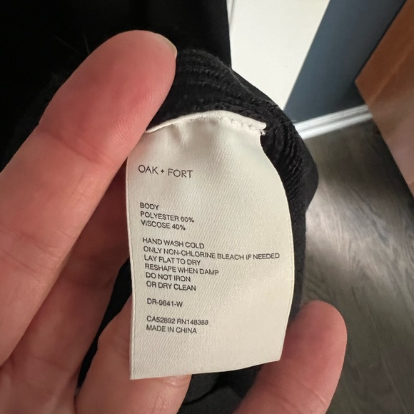 Oak + Fort Black Cutout Dress 🖤 - Picture 4 of 7